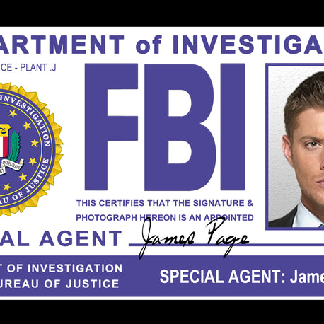 Dean Winchester FBI Kart