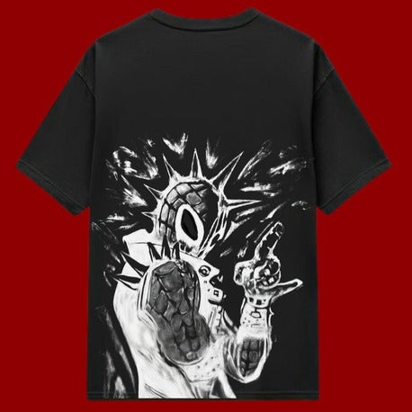 Spider-Punk T-Shirt - Siyah