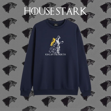 Kıng In The North | G.O.T | Üç İplikli | Lacivert