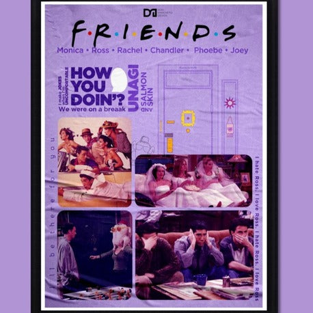 Friends Çerçeveli Poster | A3