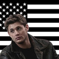 Supernatural Flag - Dean | Siyah Renk