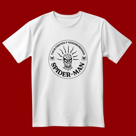 Your Friendly Neighborhood Spidey T-shirt - Beyaz