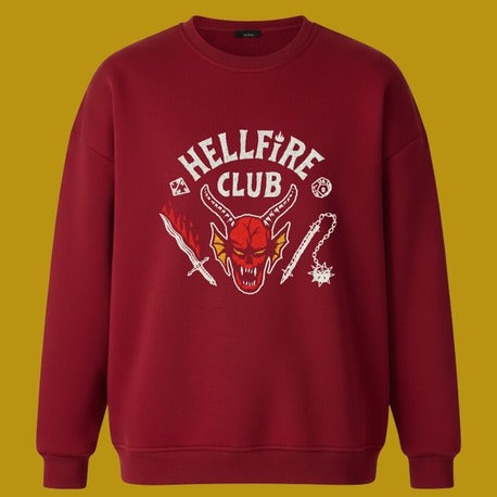 Stranger Things | Hell Fire | Uzun Kollu - Bordo