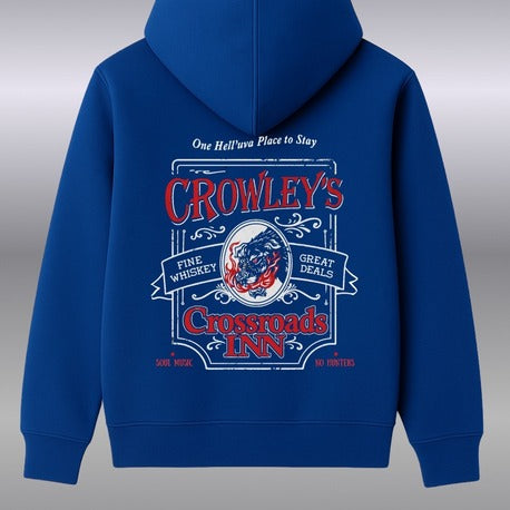 Supernatural Crowley | Üç iplikli Sweat - Mavi