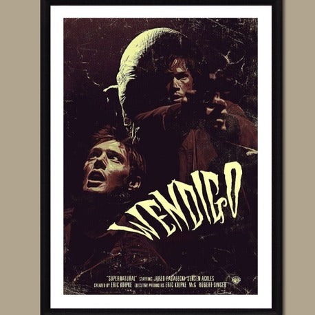 Supernatural | Wendigo | A3 Çerçeveli Poster