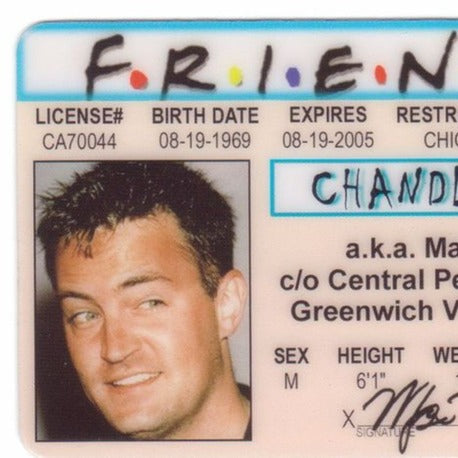 Friends Chandler Bing Kimlik Kartı