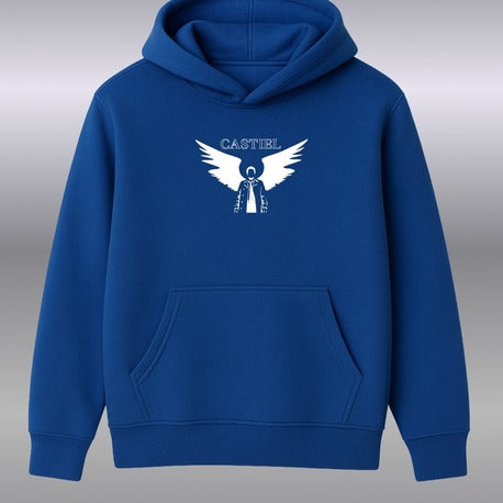 Supernatural Castiel | Üç İplikli Sweatshirt - Mavi