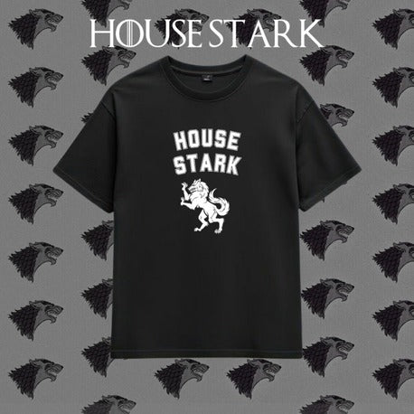 House Stark | G.O.T | Siyah T-Shirt