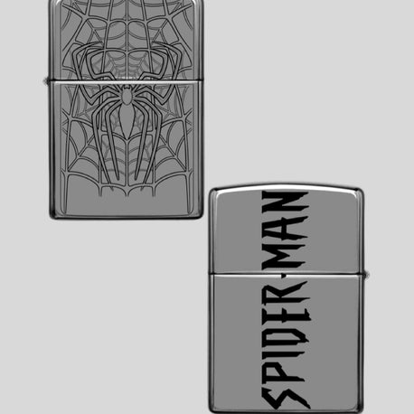 Spider-Web Çakmak - Gümüş