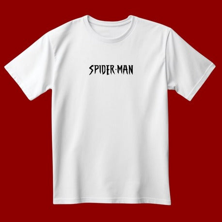 Spider-Man Düz T-Shirt - Beyaz