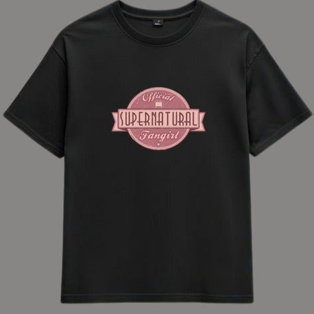 Supernatural | Official Fangirl T-Shirt - Siyah