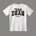 Supernatural | Team Dean T-Shirt | ;Beyaz Renk
