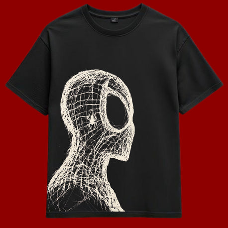 Spider-Web T-Shirt - Siyah