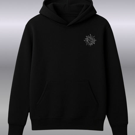 Supernatural Sun Tatto | Üç İplikli Sweatshirt - Siyah