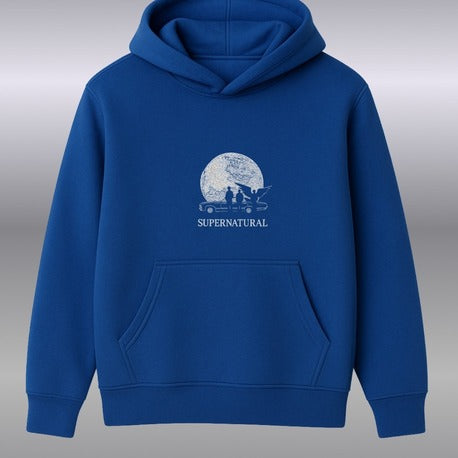 Supernatural | Üç İplikli Sweatshirt - Mavi