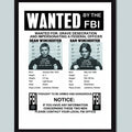 Supernatural | Wanted FBI | A3 Çerçeveli Poster