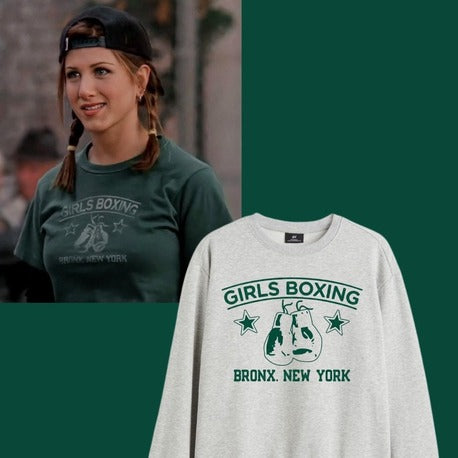 Friends Rachel  quot;Girls Boxing quot;  Sweatshirt | Kar Melanji Renk