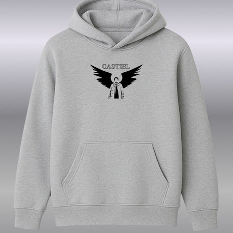 Supernatural Castiel | Üç İplikli Sweatshirt - Gri