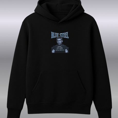 Supernatural | Blue Steel | Mavi | Üç İplikli Sweatshirt - Siyah