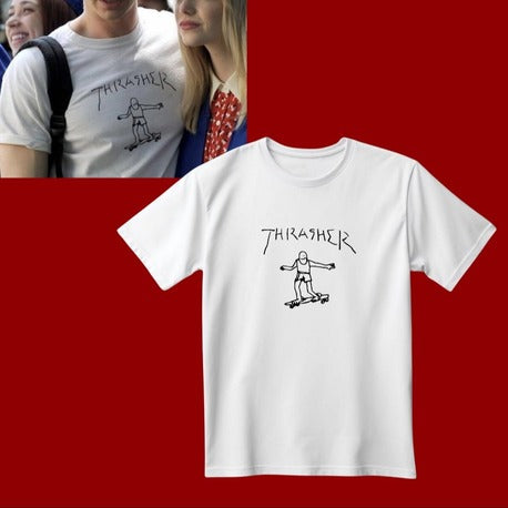 Andrew-Thrasher T-Shirt - Beyaz