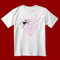 Spider-Heart T-Shirt - Beyaz