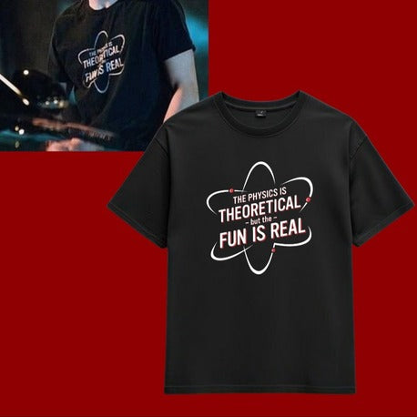 Tom-Physics T-Shirt | Siyah Renk
