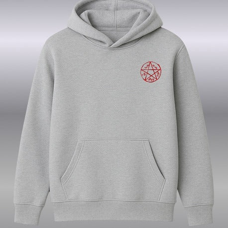 Supernatural Devil Trap | Üç İplikli Sweatshirt - Gri