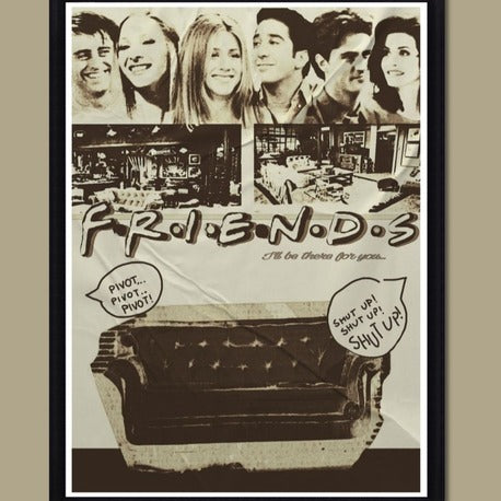 Friends Çerçeveli Poster | A3