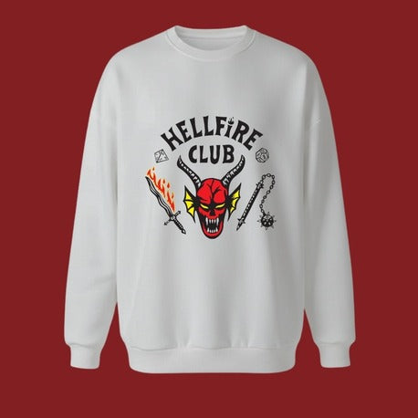Stranger Things | Hell Fire | Uzun Kollu - Beyaz