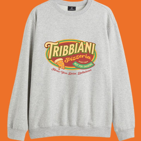 Friends Joey Tribiani Pizza Sweatshirt | Kar Melanj renk