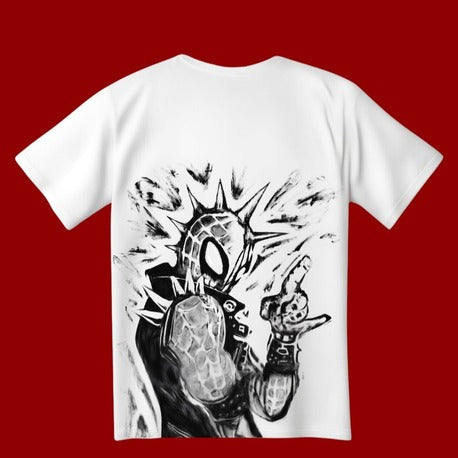Spider-Punk T-Shirt - Beyaz