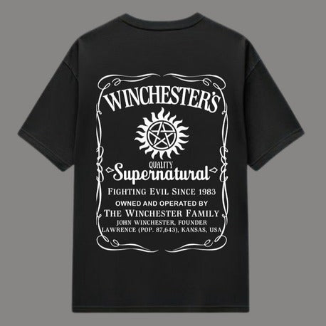 Winchester Whiskey T-Shirt - Siyah
