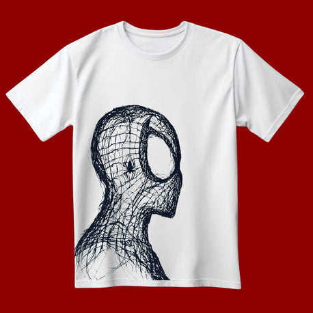 Spider-Web T-Shirt - Beyaz