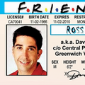 Friends Ross Geller Kimlik Kartı