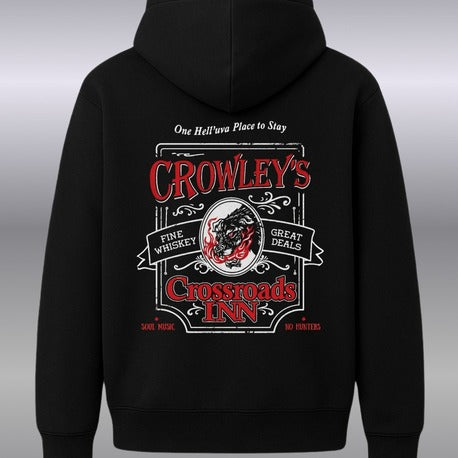 Supernatural Crowley | Üç iplikli Sweat - Siyah