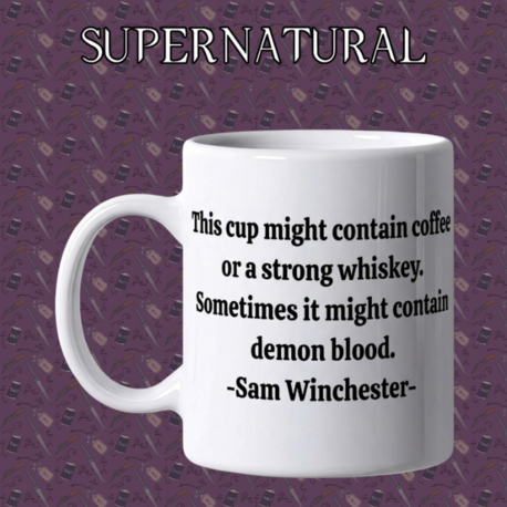 Sam Winchester -Demon Blood Kupa | Supernatural