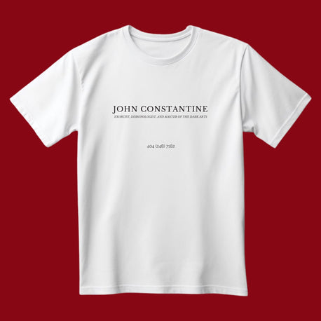 John Constantine T-Shirt | Beyaz Renk