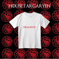 Dracarys | G.O.T | Beyaz T-Shirt