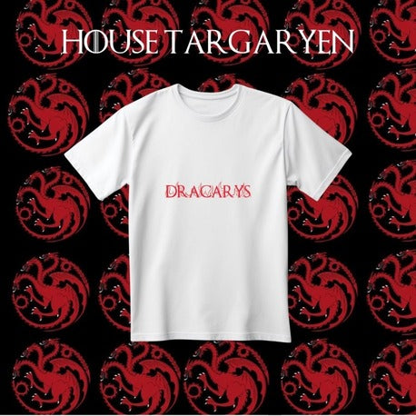 Dracarys | G.O.T | Beyaz T-Shirt