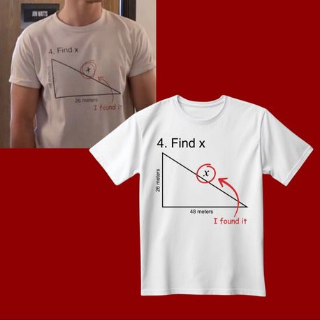 Tom-Find X T-Shirt | Beyaz Renk