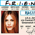 Friends Rachel Green Kimlik Kartı