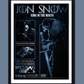 Game of Thrones | Jon Snow Poster | A3 | Çerçeveli