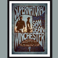 Supernatural | Sam and Dean Winchester | A3 Çerçeveli Poster