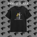 Kıng In The North | G.O.T | Siyah T-Shirt