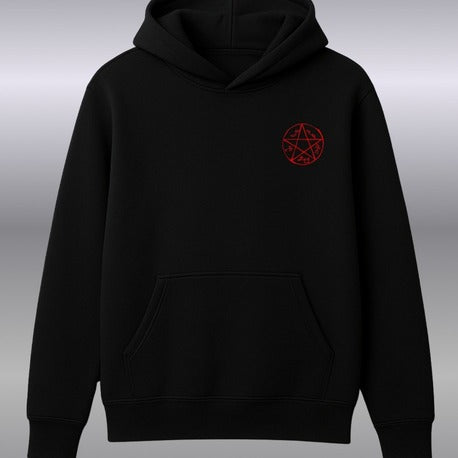Supernatural Devil Trap | Üç İplikli Sweatshirt - Siyah