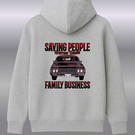 Saving People, Hunting Things, Family Business | Üç İplikli | Gri Renk