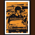 Supernatural | Black   Yellow | A3 Çerçeveli Poster