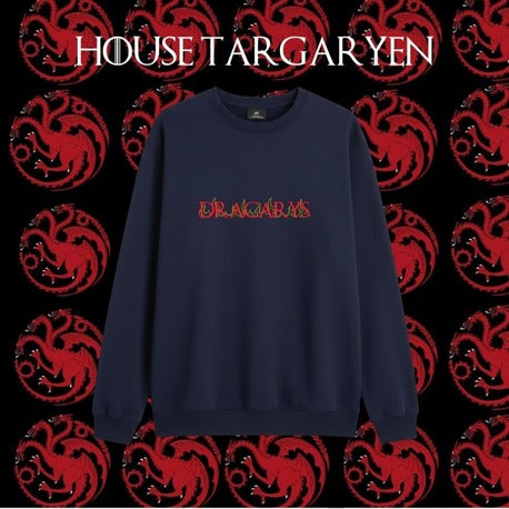 Dracarys | G.O.T | Üç İplikli | Lacivert